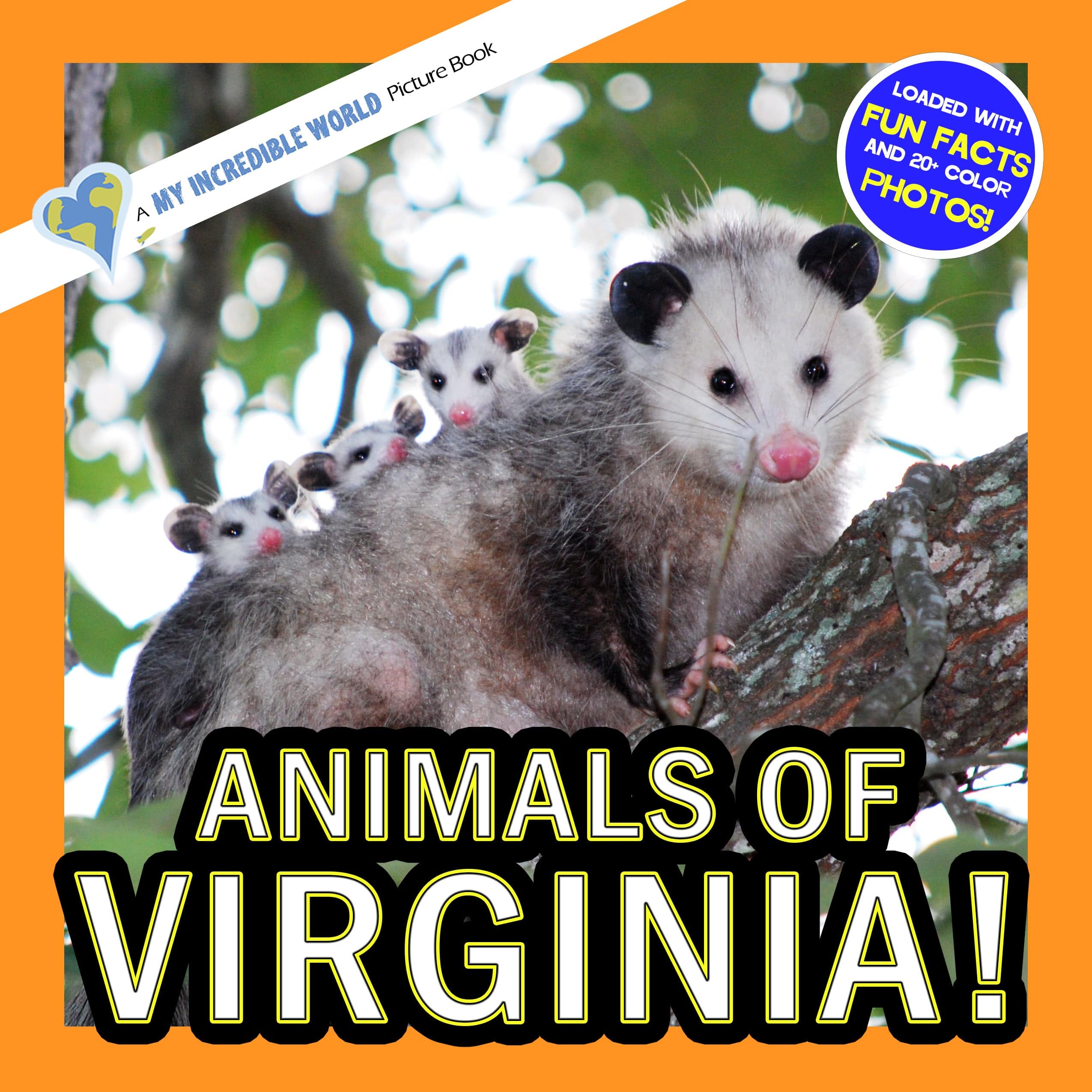 Animals of Virginia! A My Incredible World Picture Book for Children